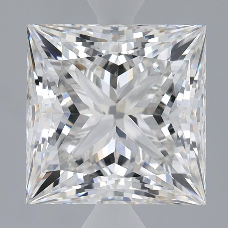 Lab-Grown Princess Diamond - 3.55 Carats, F Color, VS1 Clarity - Certified by IGI - Report Number: LG655431684