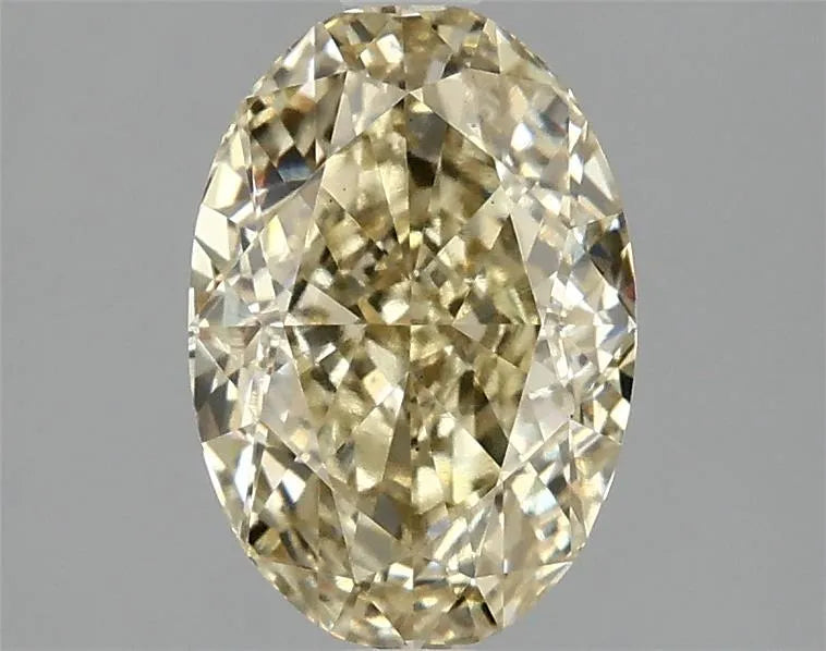 2.05ct Oval Lab Grown Diamond (Colour Fancy Yellow, Clarity VS2, IGI Certified)