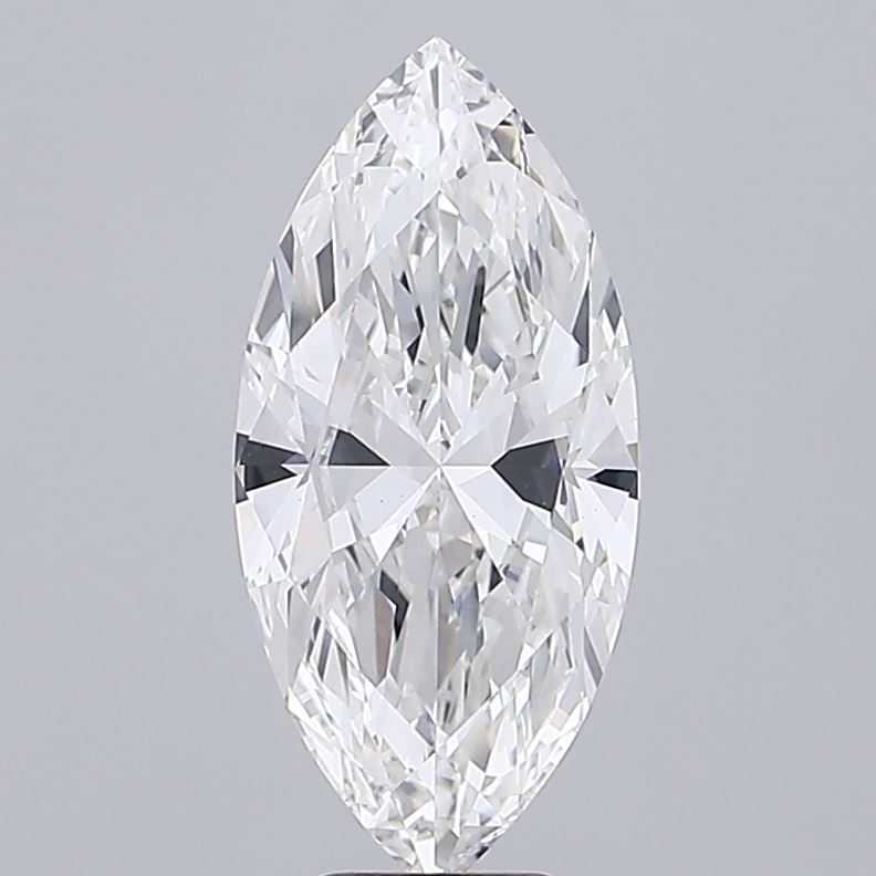 Lab-Grown Marquise Diamond - 7.03 Carats, F Color, VS1 Clarity - Certified by IGI - Report Number: LG683502776
