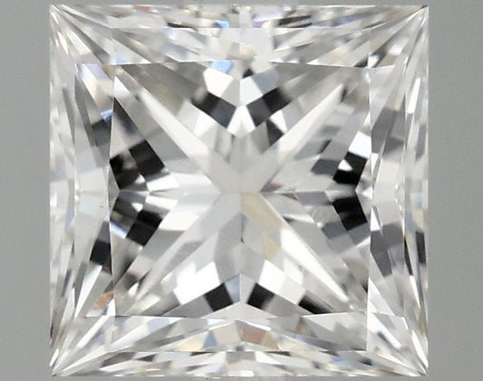 Lab-Grown Princess Diamond - 2.09 Carats, F Color, VVS2 Clarity - Certified by IGI - Report Number: LG687552667