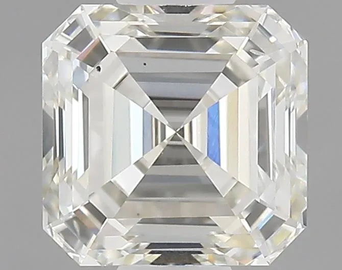 Diamant émeraude carré de 1,33 ct, cultivé en laboratoire (couleur I, pureté VS2, certifié IGI)