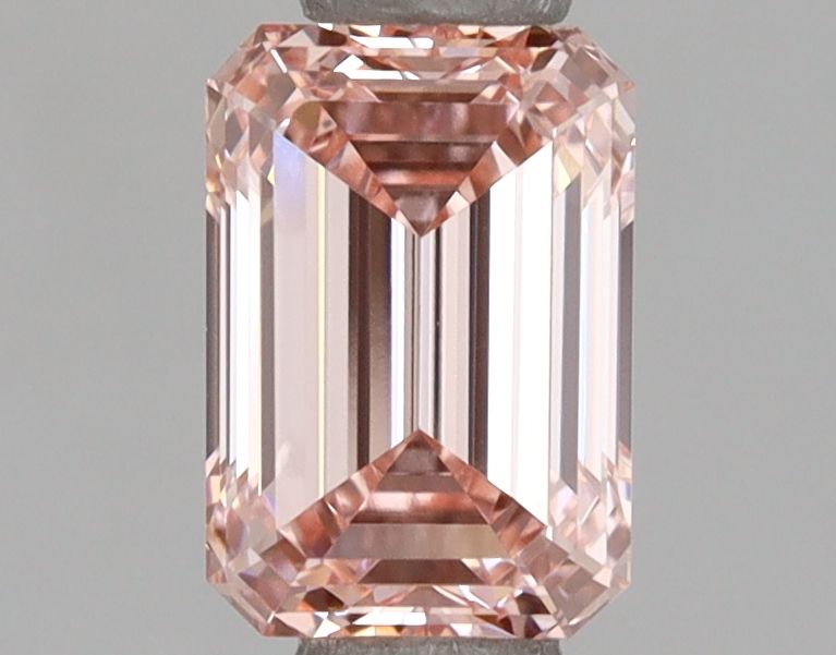 Lab-Grown Emerald Diamond - 1.09 Carats, Fancy Intense Pink Color, VVS2 Clarity - Certified by IGI - Report Number: LG658471166