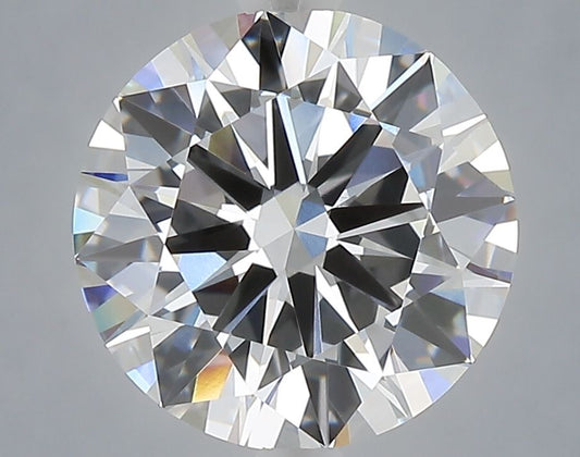 Lab-Grown Round Diamond - 3.01 Carats, E Color, VVS2 Clarity - Certified by IGI - Report Number: LG710591123