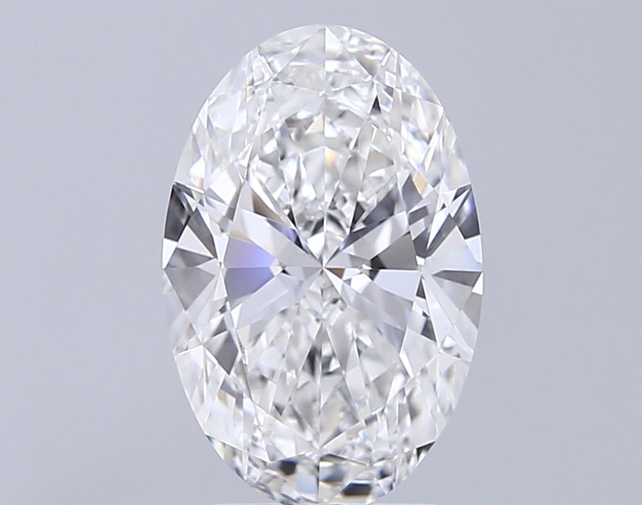 Lab-Grown Oval Diamond - 3.01 Carats, E Color, VVS2 Clarity - Certified by IGI - Report Number: LG717556398