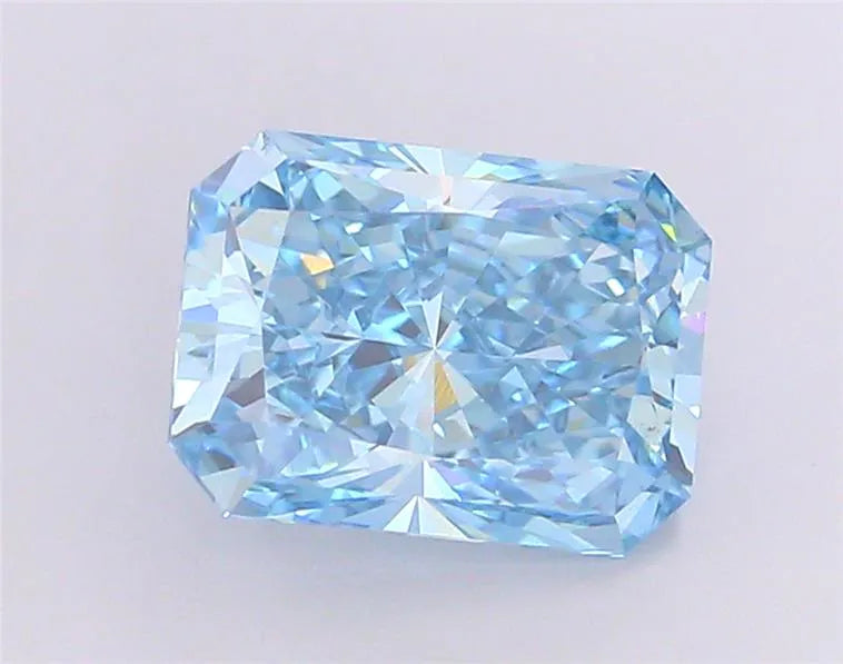 4.02ct Radiant Lab Grown Diamond (Colour Fancy Vivid Blue, Clarity VS1, IGI Certified)