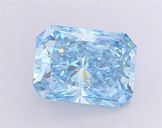 4.02ct Radiant Lab Grown Diamond (Colour Fancy Vivid Blue, Clarity VS1, IGI Certified)