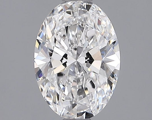 Lab-Grown Oval Diamond - 1.46 Carats, E Color, VS2 Clarity - Certified by IGI - Report Number: LG674549796