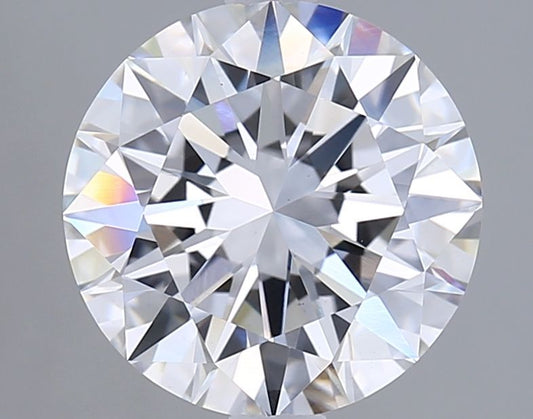 Lab-Grown Round Diamond - 3.01 Carats, E Color, VS1 Clarity - Certified by IGI - Report Number: LG686501549