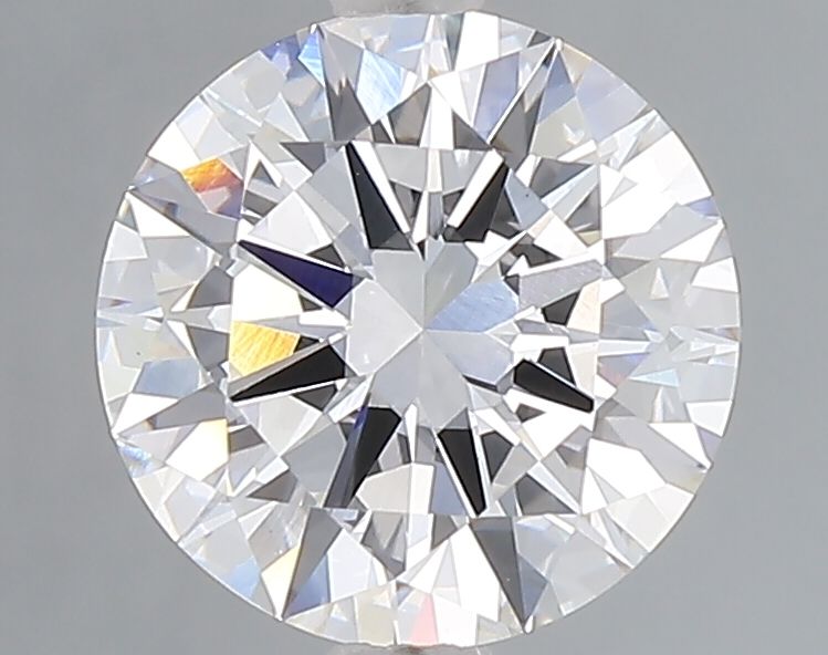 Lab-Grown Round Diamond - 1.99 Carats, D Color, VVS2 Clarity - Certified by IGI - Report Number: LG689543529