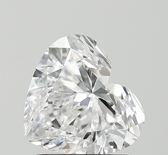 Lab-Grown Heart Diamond - 1.53 Carats, D Color, VVS2 Clarity - Certified by IGI - Report Number: LG683552800