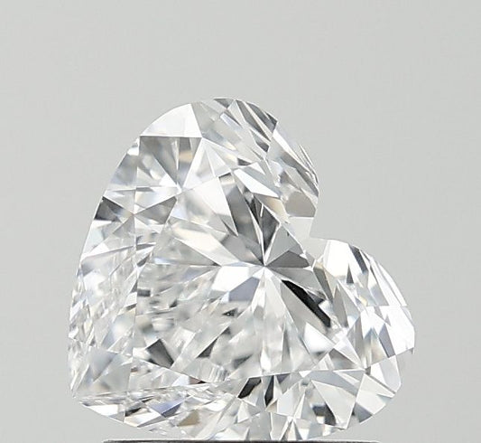 Lab-Grown Heart Diamond - 1.53 Carats, D Color, VVS2 Clarity - Certified by IGI - Report Number: LG683552800