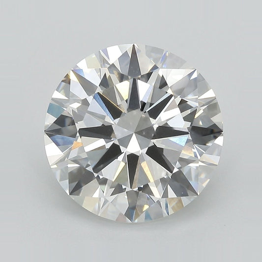 Lab-Grown Round Diamond - 7.02 Carats, F Color, VVS2 Clarity - Certified by IGI - Report Number: LG689531513