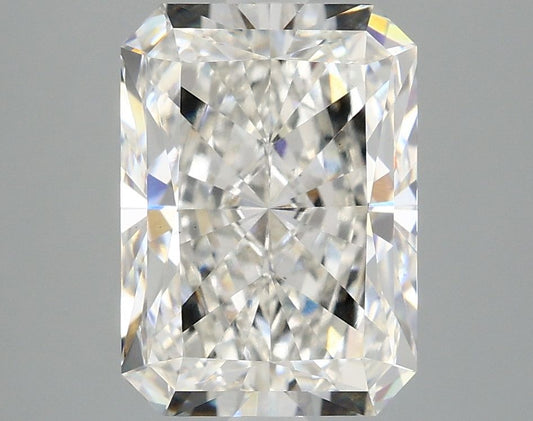 Lab-Grown Radiant Diamond - 4.02 Carats, F Color, VS2 Clarity - Certified by IGI - Report Number: LG677544743