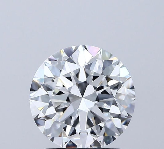Lab-Grown Round Diamond - 2.02 Carats, E Color, VVS2 Clarity - Certified by IGI - Report Number: LG694577353