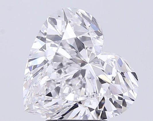 Lab-Grown Heart Diamond - 4.03 Carats, E Color, VS1 Clarity - Certified by IGI - Report Number: LG709523196