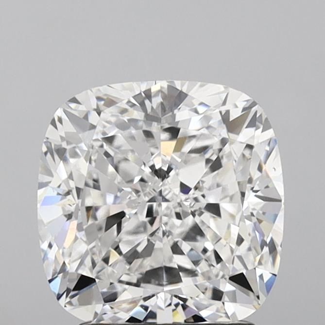 Lab-Grown Cushion Diamond - 3.55 Carats, D Color, VVS2 Clarity - Certified by IGI - Report Number: LG628403885