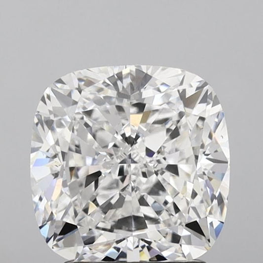 Lab-Grown Cushion Diamond - 3.55 Carats, D Color, VVS2 Clarity - Certified by IGI - Report Number: LG628403885