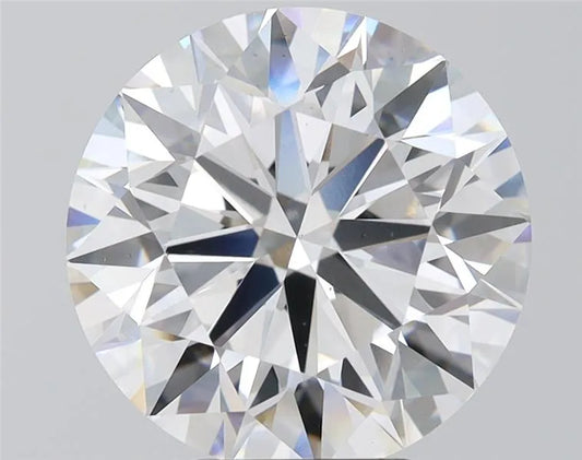 Diamant rond de 6,54 ct (couleur E, pureté VS2, taille EX, certifié IGI)