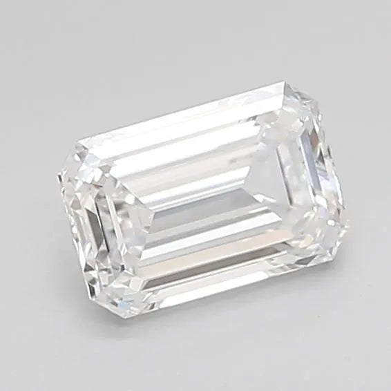 0.90ct Emerald Lab Grown Diamond (Colour D, Clarity IF, IGI Certified)