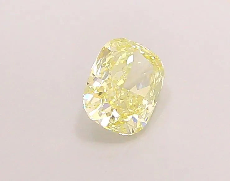 0.93ct Cushion modified Lab Grown Diamond (Colour Fancy Yellow, Clarity VVS2, IGI Certified)