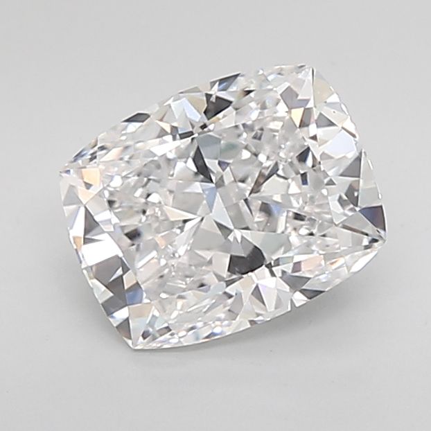 Lab-Grown Cushion Diamond - 2.45 Carats, D Color, VVS2 Clarity - Certified by GIA - Report Number: 7513969352