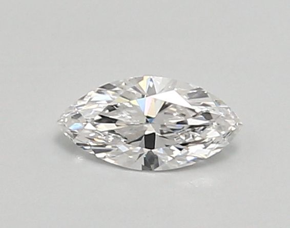 Lab-Grown Marquise Diamond - 0.34 Carats, D Color, VS2 Clarity - Certified by IGI - Report Number: LG681523195