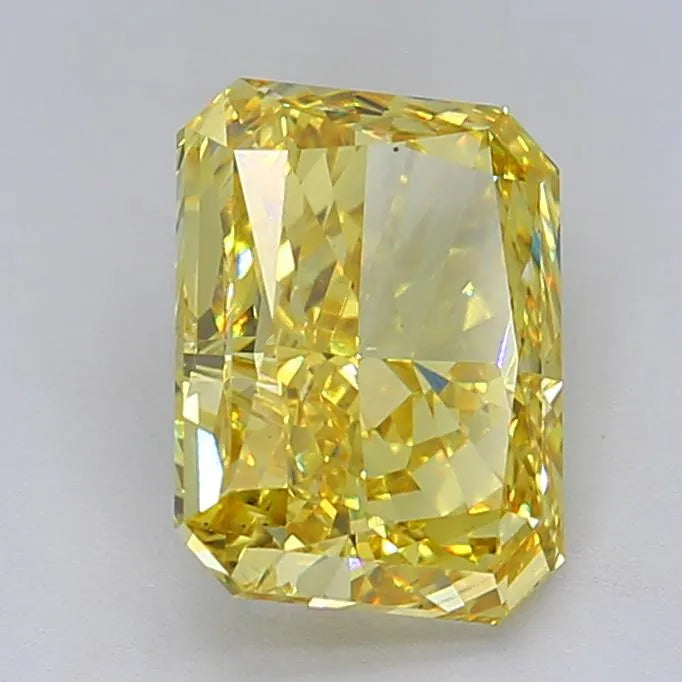 5.01ct Radiant Lab Grown Diamond (Colour Fancy Vivid Yellow, Clarity VS1, IGI Certified)