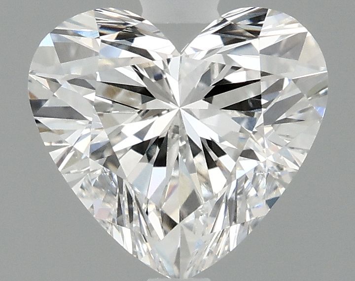 Lab-Grown Heart Diamond - 1.48 Carats, F Color, VVS2 Clarity - Certified by IGI - Report Number: LG689579568