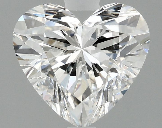 Lab-Grown Heart Diamond - 1.48 Carats, F Color, VVS2 Clarity - Certified by IGI - Report Number: LG689579568