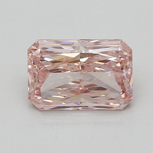 Lab-Grown Radiant Diamond - 3.5 Carats, Fancy Intense Pink Color, VS2 Clarity - Certified by IGI - Report Number: LG687591014