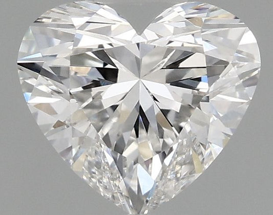 Lab-Grown Heart Diamond - 0.98 Carats, F Color, VVS2 Clarity - Certified by IGI - Report Number: LG687582734