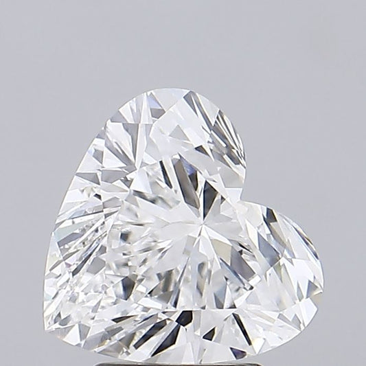 Lab-Grown Heart Diamond - 3.02 Carats, E Color, VS1 Clarity - Certified by IGI - Report Number: LG692540767