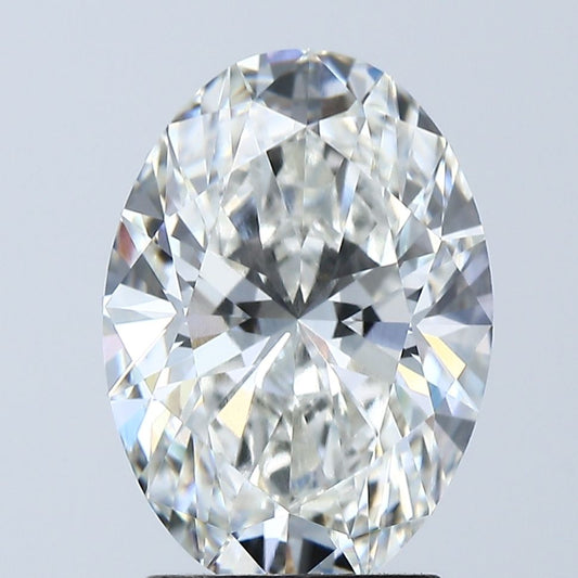 Lab-Grown Oval Diamond - 2.54 Carats, F Color, VVS2 Clarity - Certified by IGI - Report Number: LG683538224