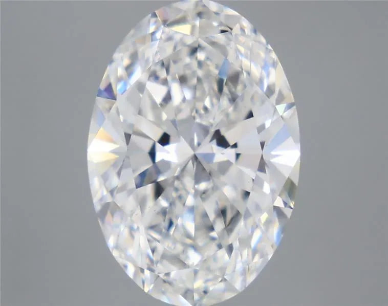 5,09 ct ovaler, im Labor gezüchteter Diamant (Farbe E, Reinheit VS1, IGI-zertifiziert)