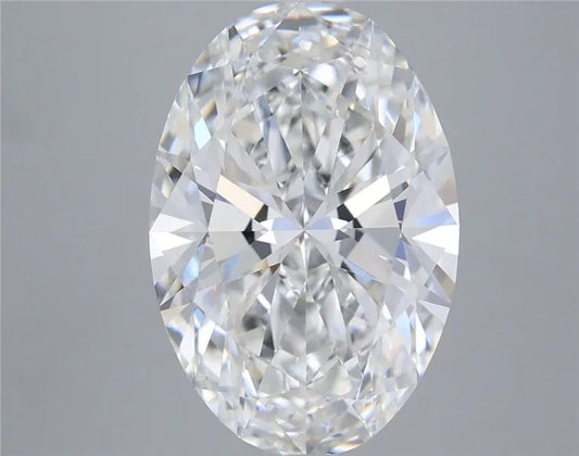 4,59 ct ovaler, im Labor gezüchteter Diamant (Farbe F, Reinheit VS1, IGI-zertifiziert)