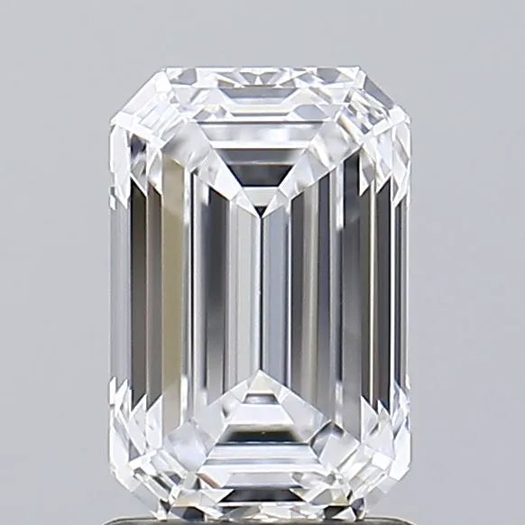 1.50ct Emerald Lab Grown Diamond (Colour D, Clarity IF, IGI Certified)