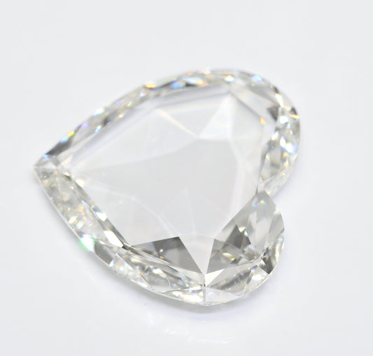 10.25ct Rose Cut Lab-Grown Diamond F VVS2