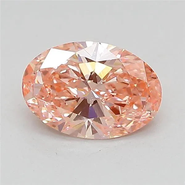 1.02ct Oval Lab Grown Diamond (Colour Fancy Vivid Pink, Clarity VVS2, IGI Certified)