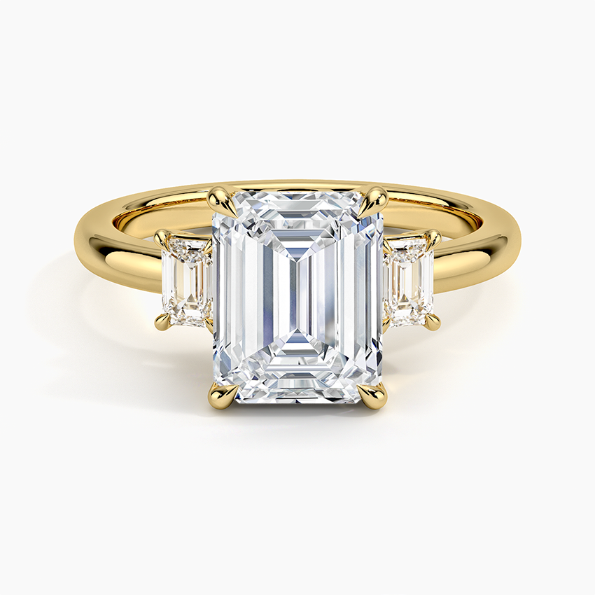 Im Labor gezüchteter Blue Heaven-Ring aus 925er Sterlingsilber (5 Karat)