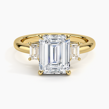 Im Labor gezüchteter Blue Heaven-Ring aus 925er Sterlingsilber (5 Karat)