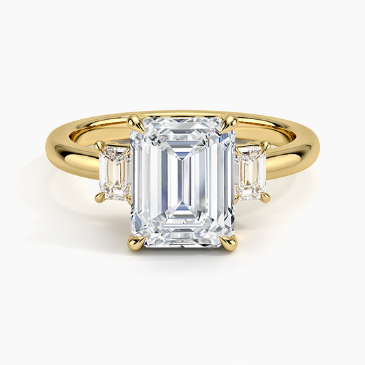 Bague Blue Heaven cultivée en laboratoire en argent sterling 925 (5,0 carats)