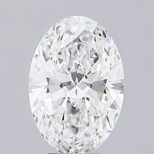 5,07 ct ovaler, im Labor gezüchteter Diamant (Farbe D, Reinheit VVS2, IGI-zertifiziert)