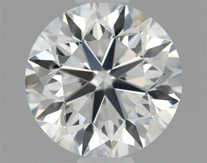 Natural Diamond Rihire 14K White Gold (Size US 8) (0.75ct)