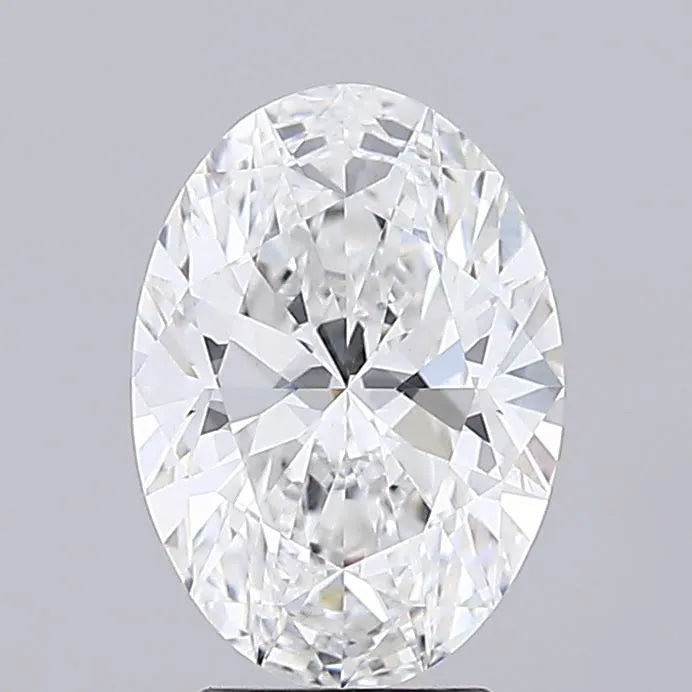 3.04ct Oval Lab Grown Diamond (Colour E, Clarity VVS2, IGI Certified)