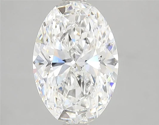 Diamant ovale de 3,01 ct (couleur E, pureté VS2, certifié IGI)