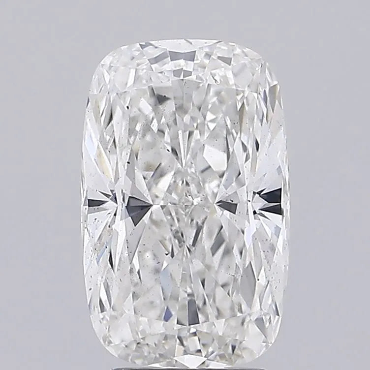 Diamant de laboratoire modifié coussin de 3,44 ct (couleur F, pureté VS2, certifié IGI)