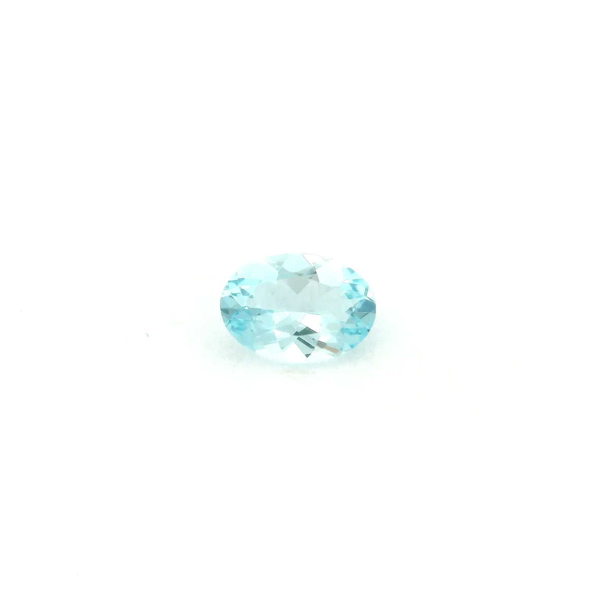 0.57ct Oval Natural Aquamarine (Colour Blue, Clarity Eye Clean, Cut Faceted)