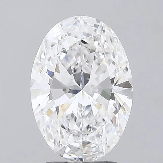 2.94ct Oval Lab Grown Diamond (Colour D, Clarity VS1, IGI Certified)