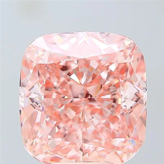 8.00ct Cushion modified Lab Grown Diamond (Colour Fancy Vivid Pink, Clarity VS1, IGI Certified)