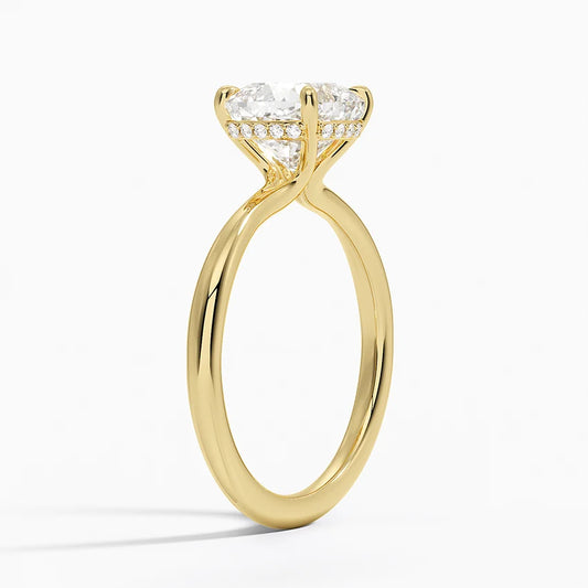 Bague Blue Heaven cultivée en laboratoire en argent sterling 925 (5,0 carats)